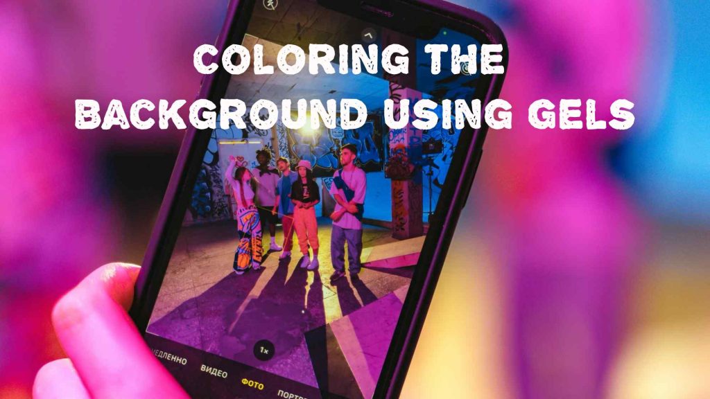 Indoor Photoshoot: Coloring the Background Using Gels