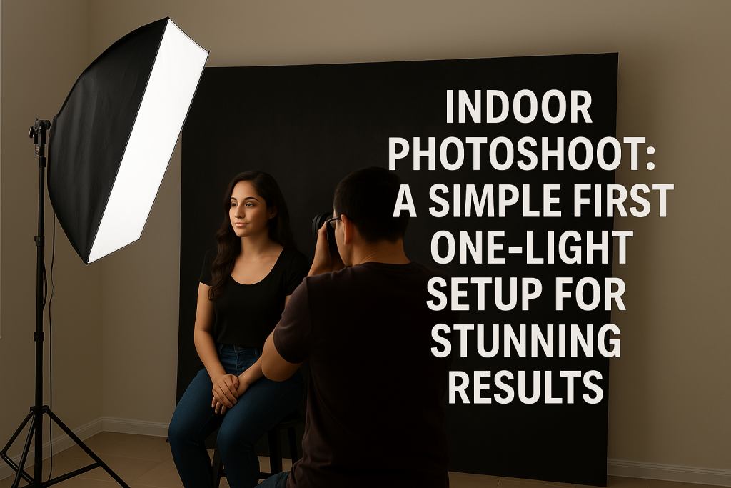 Indoor Photoshoot: A Simple First One-Light Setup for Stunning Results